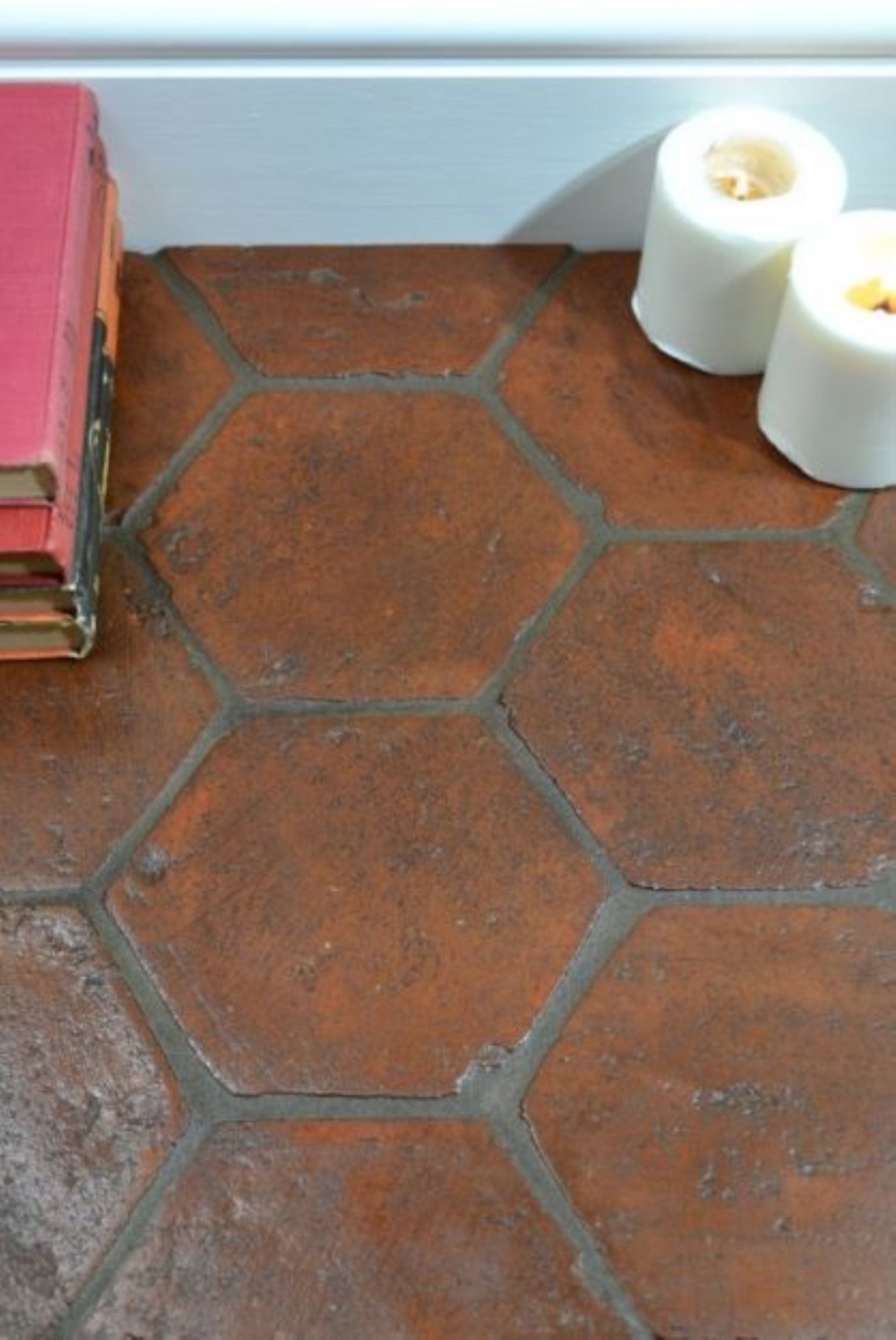 Cihlová dlažba hexagon