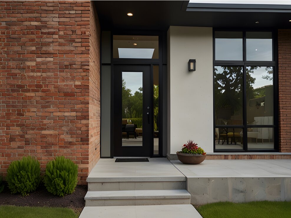 Cihlová fasáda klinker